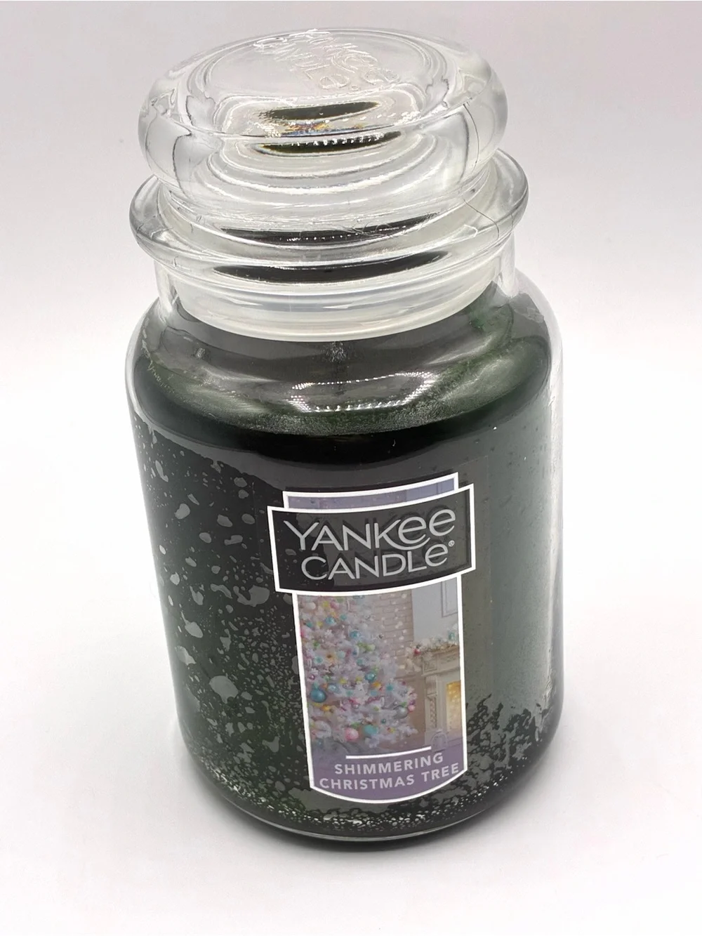 Yankee Candle Shimmering Christmas Tree Large Jar Candle 22 oz Holiday
